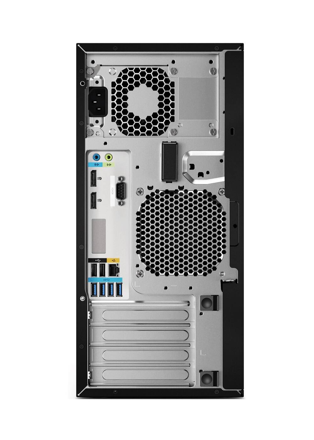 Back. HP - HP Z2 G4 T Core i7-9700 3.0GHz, 32GB, 1TB NVMe, AMD Radeon RX460 2GB, Windows 11 Pro - Black.