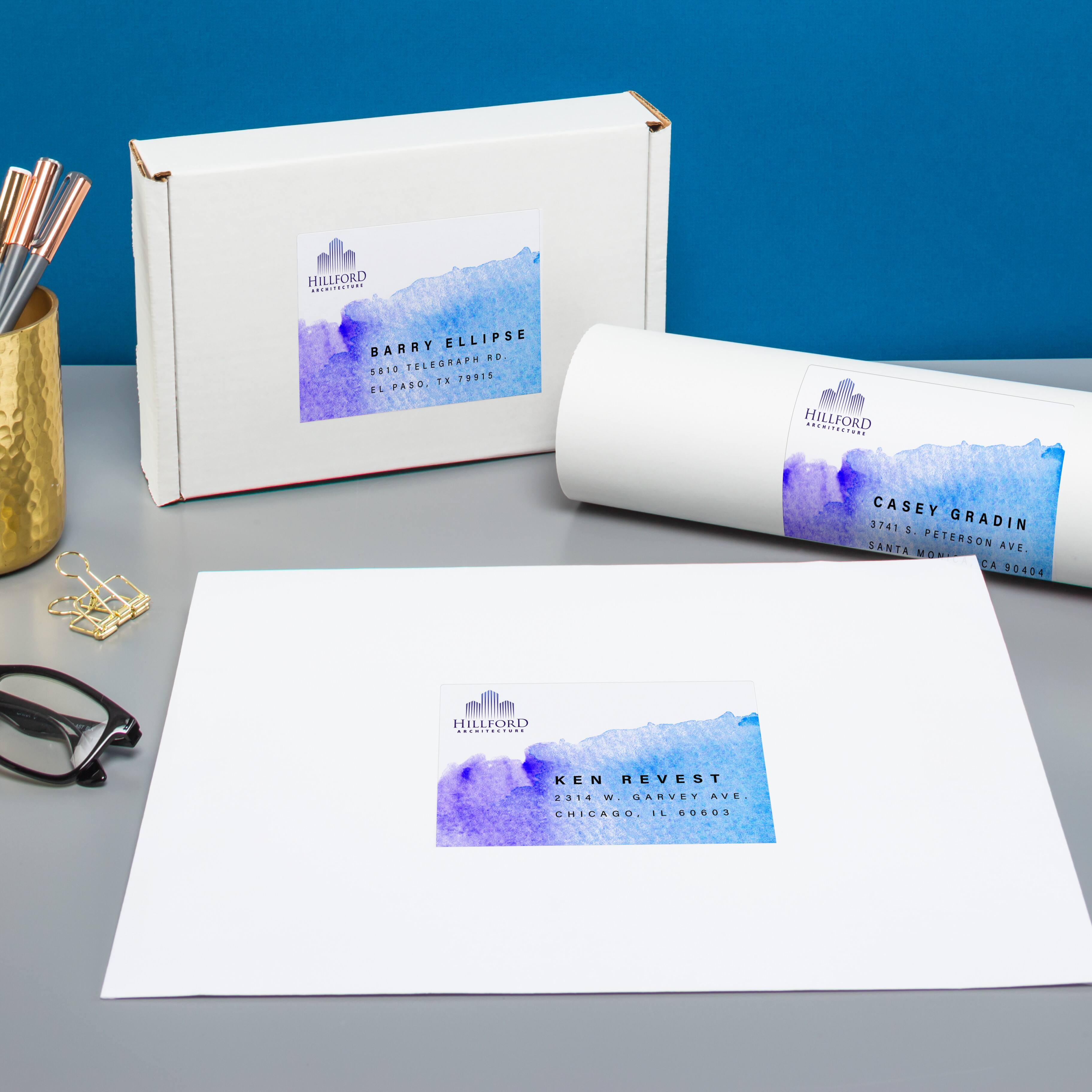 Avery Matte Rectangle Labels, 2.5