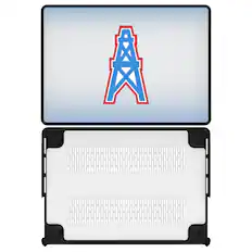Front. Keyscaper - Houston Oilers Linen MacBook Case - Pro 14 in - Multicolor.