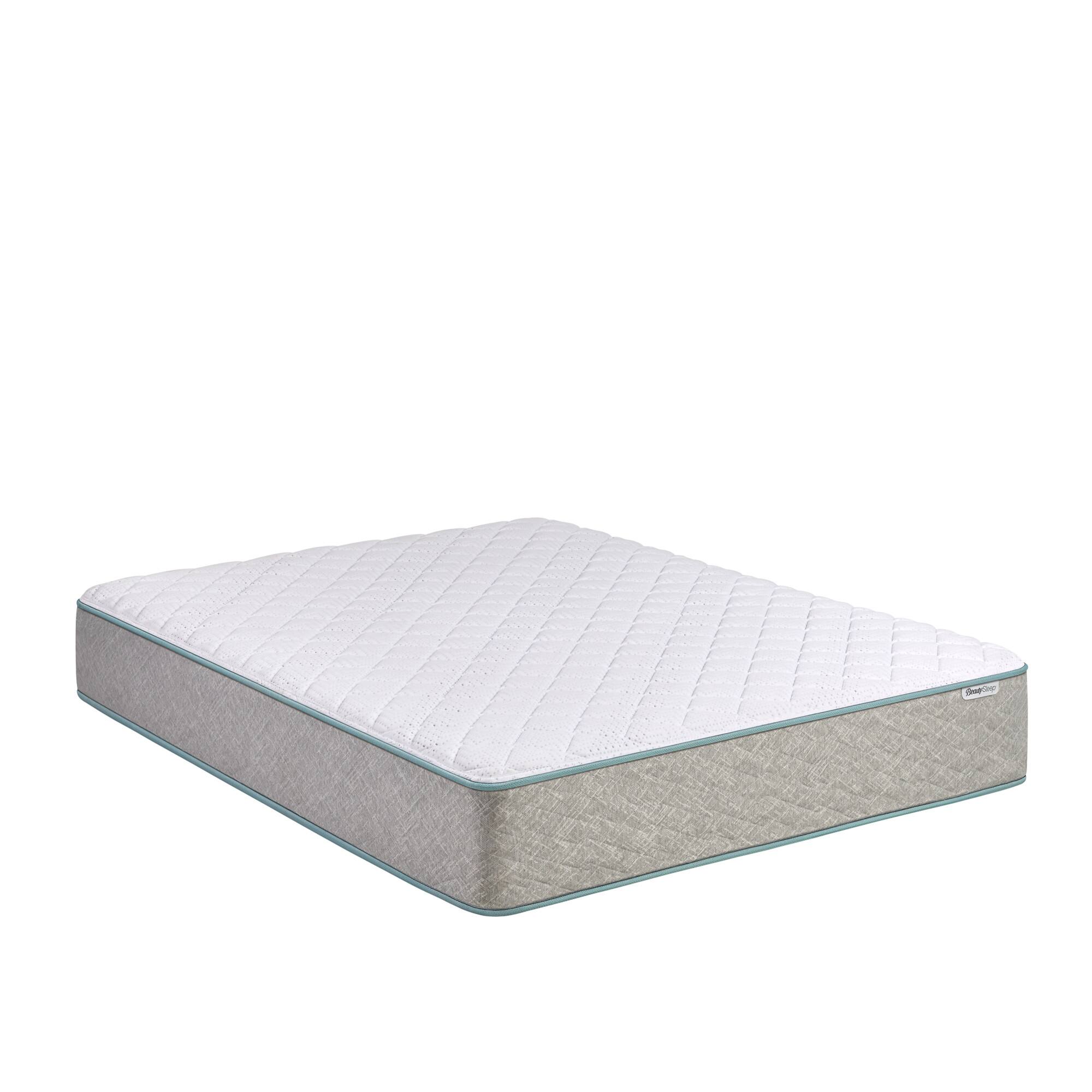 Left. Beautyrest - BeautySleep Slumber Time 12" Hybrid Medium Mattress in a Box -Queen - White.