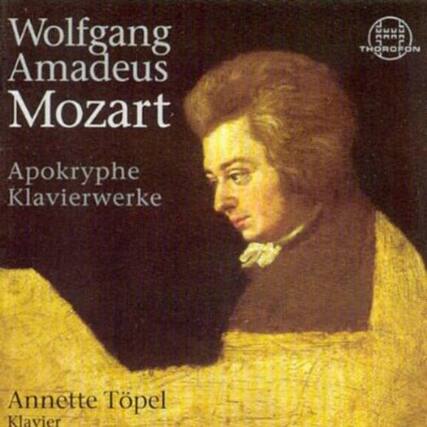 Wolfgang Amadeus Mozart
Apokryphe Klavierwerke
Annette Töpel
Klavier
Deutsche Grammophon