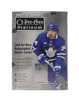 2021-22 Upper Deck O-Pee-Chee Platinum Hockey 6-Pack Blaster Box