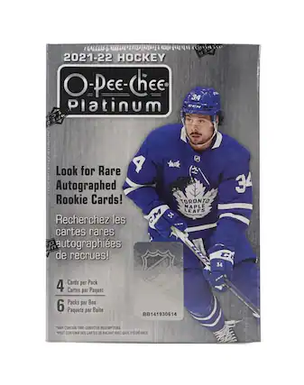 2021-22 HOCKEY O-Pee-Chee Platinum
Look for Rare Autographed Rookie Cards!
Recherchez les cartes rares autographiées de recrues!
4 Cards per Pack
4 Cartes par Paquet
6 Packs per Box
6 Paquets par Boîte
*May contain time-sensitive redemptions
*Peut contenir des cartes de rachat avec date d'échéance
BB141930614