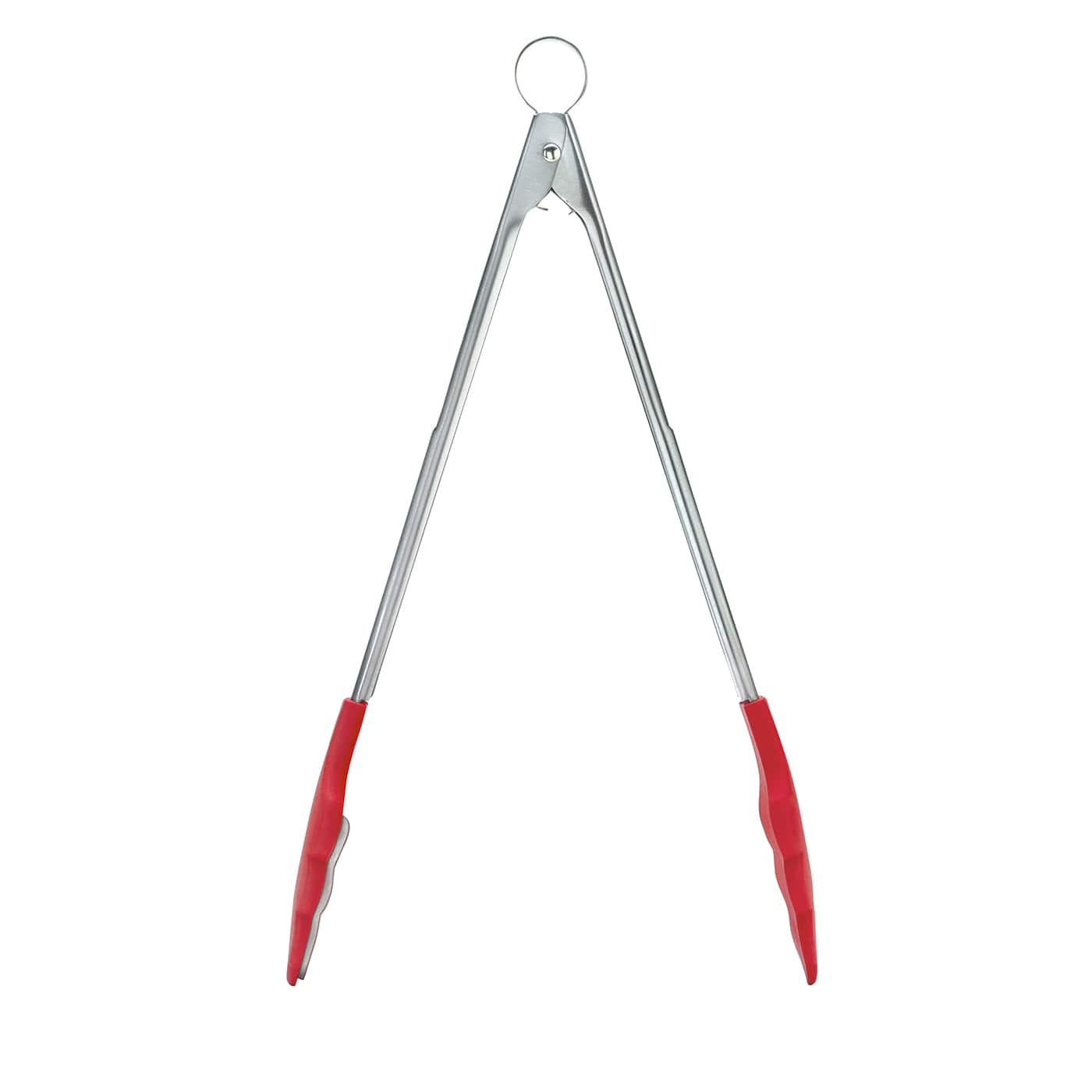 Cuisipro - 12 Inch Tongs With Teeth - Red