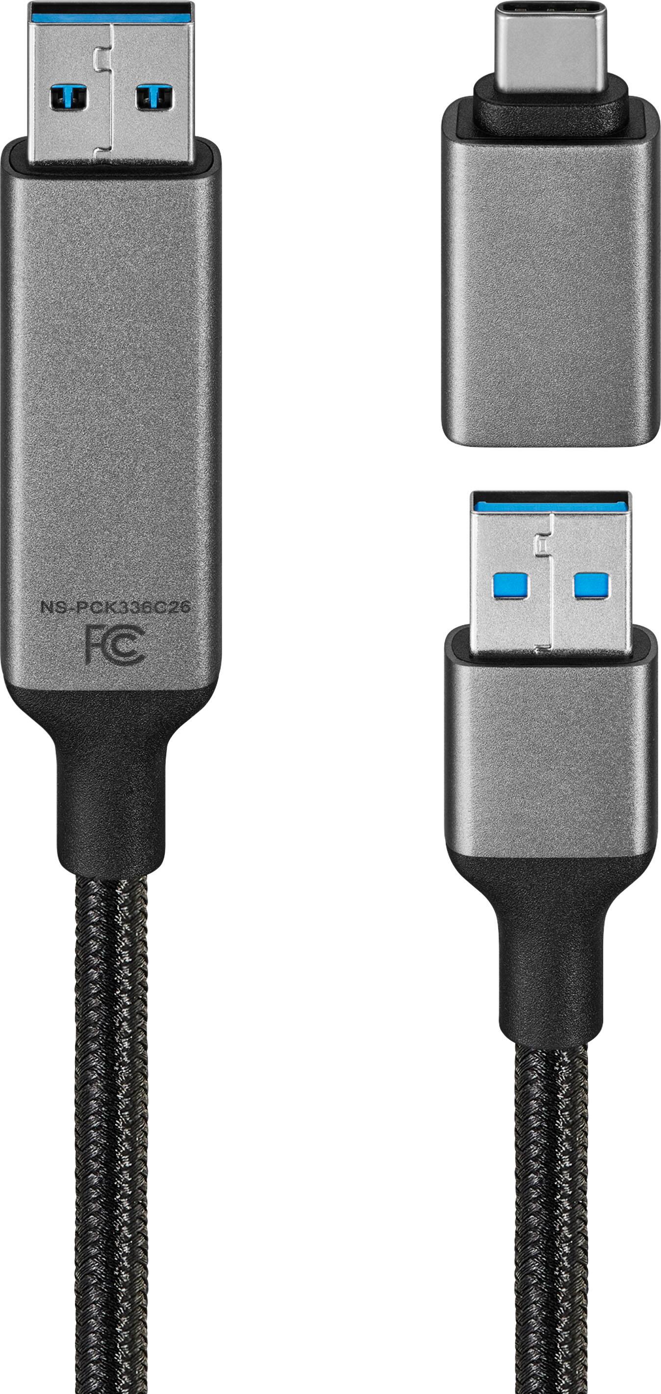 Alt View 12. Insignia™ - 6 ft. USB File Transfer Cable - Black.