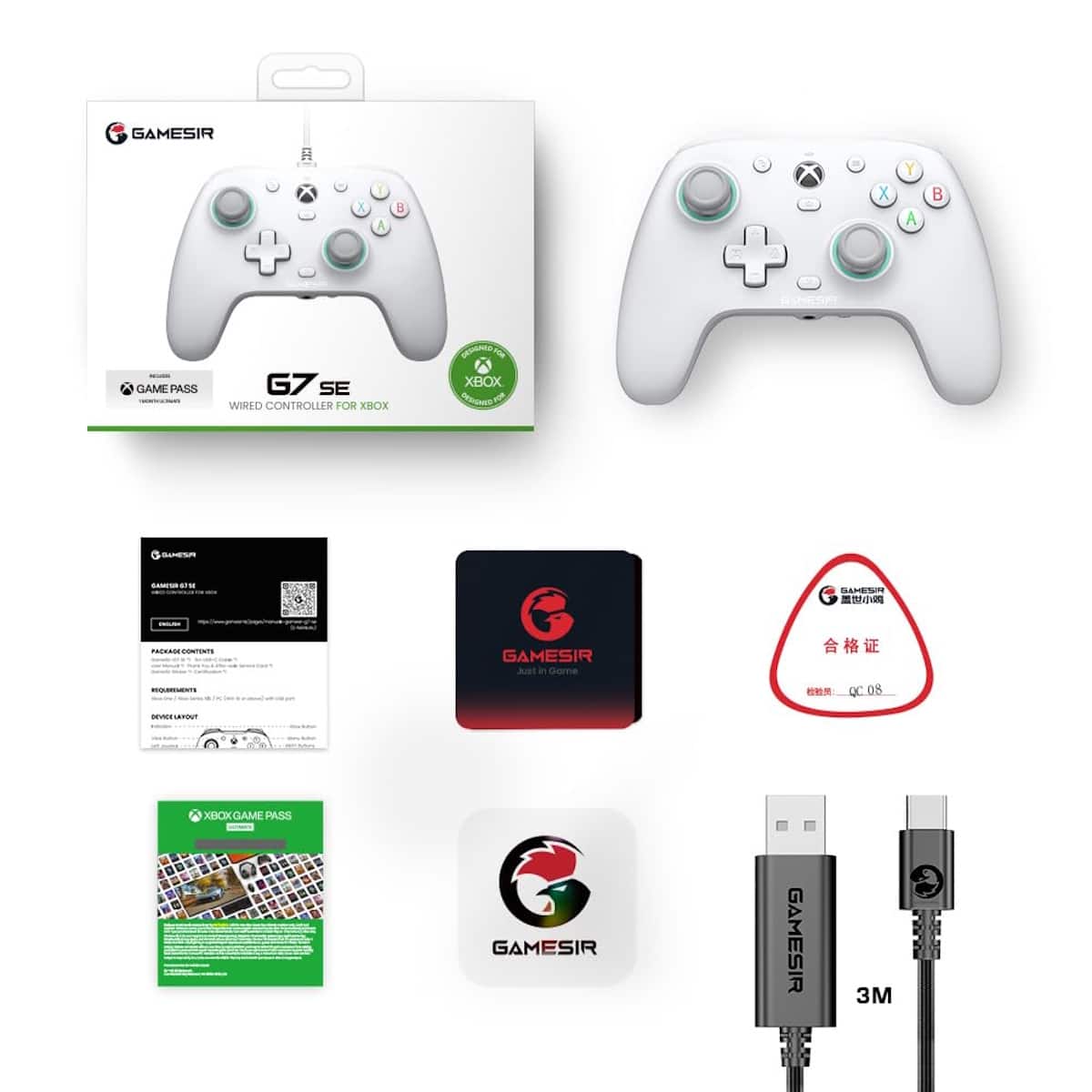 GameSir G7 SE Wired Controller for Xbox Series X|S|One, Windows 10