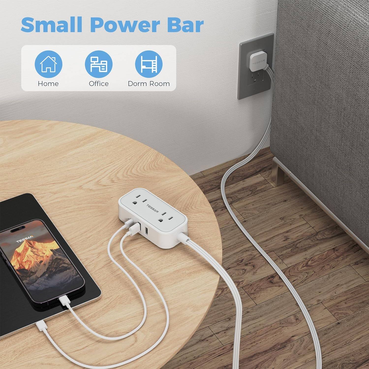 Small Power Bar

Home Office Dorm Room