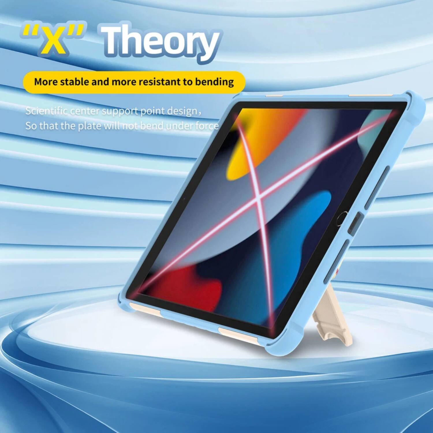 "X" Theory  
More stable and more resistant to bending  

Scientific center support point design,  
So that the plate will not bend under force