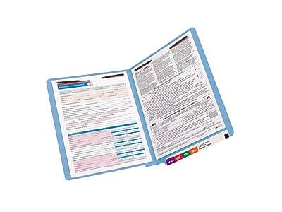 Alt View 1. Smead - Shelf-Master Recycled Reinforced Classification Folder, 3/4" Expansion, Letter Size, Blue, 50/Box  - Blue.