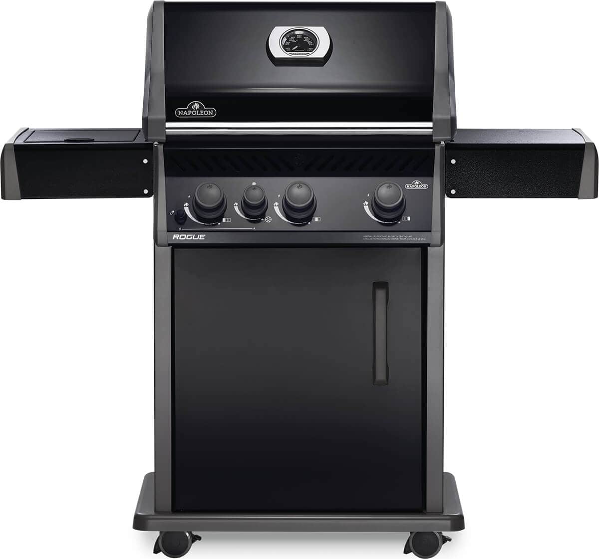 Alt View 11. Napoleon - Rogue 425 Propane Gas Grill with Side Burner - Black.