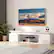 Alt View 4. Skyzoo - Skyzoo Modern TV Stand for 50-85" TVs, Entertainment Center with LED Lights, Power Outlet & Storage - White.
