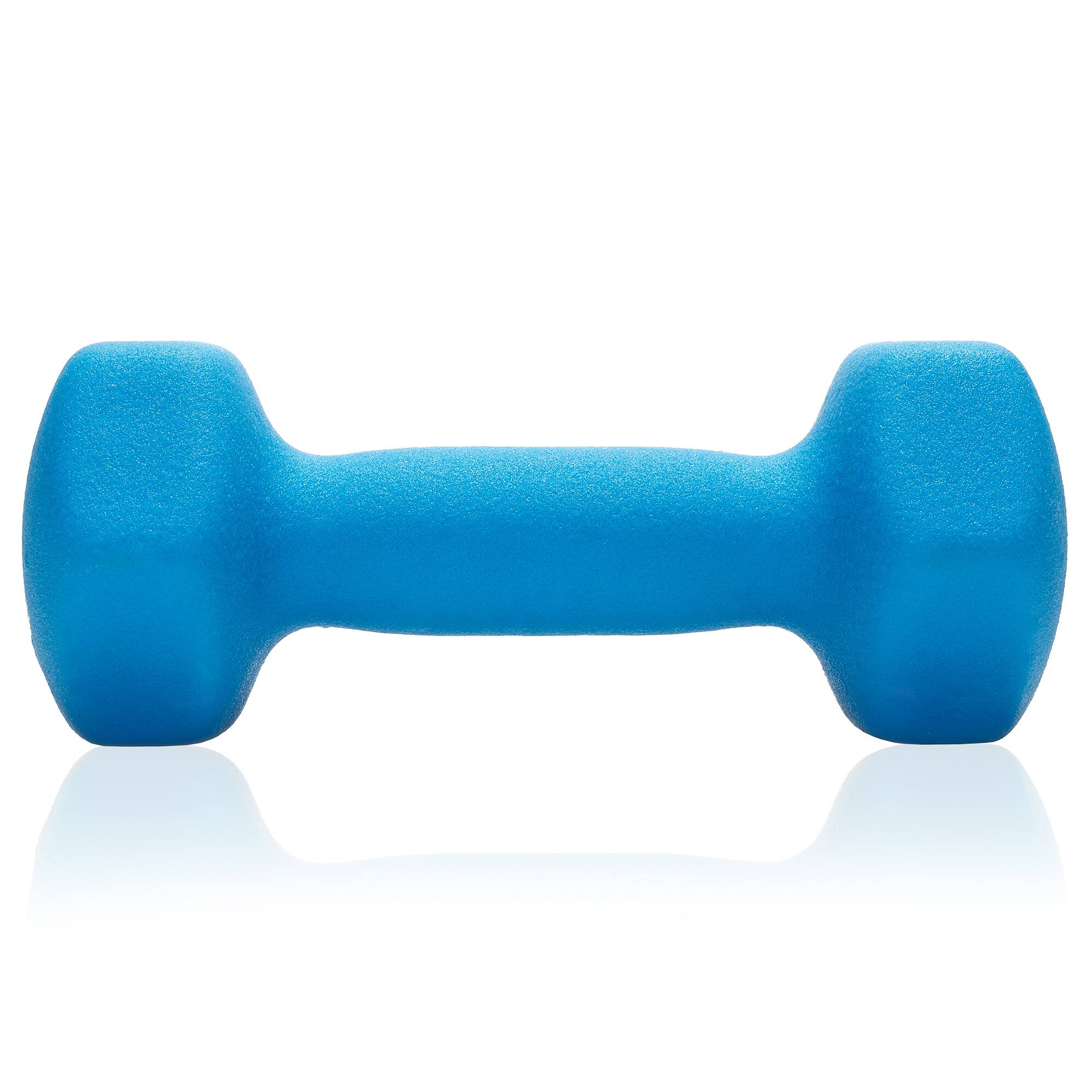 Alt View 1. Philosophy Gym - Neoprene Dumbbell Hexagon Hand Weights - Set of 2 - Strength Training - Teal.