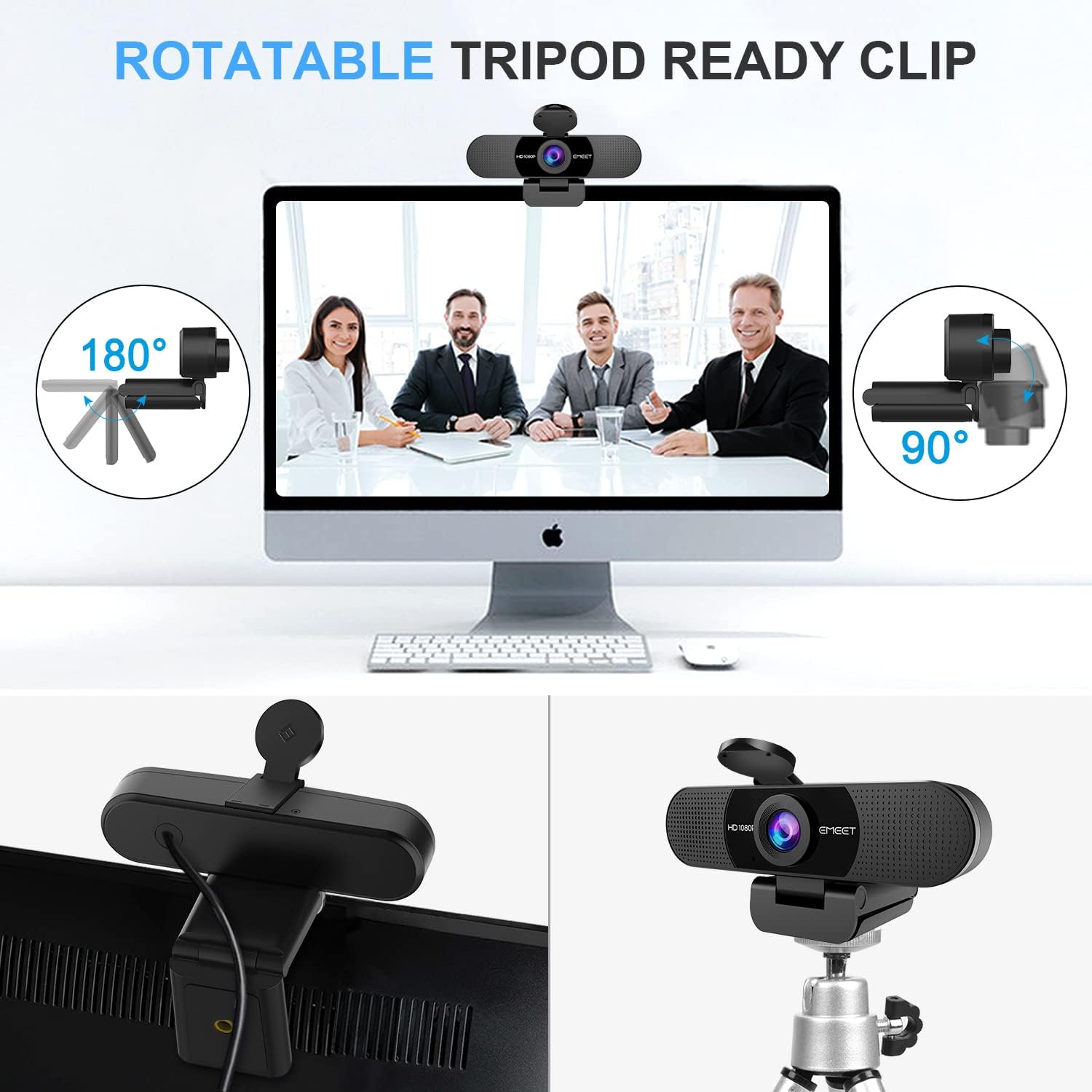 ROTATABLE TRIPOD READY CLIP - 180° 90°