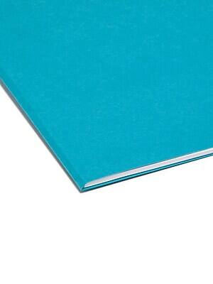 Alt View 4. Smead -  File Folder, 1/3-Cut Tab, Letter Size, Teal, 100/Box  - Teal.