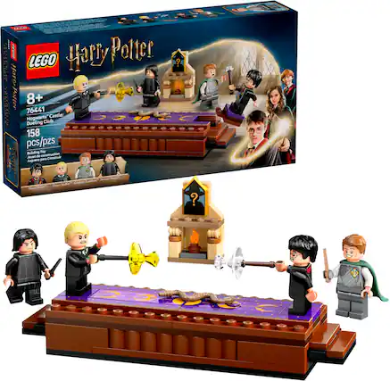 AC: Harry Potter LEGO Ajeit 0 Polter 8+ 76441 Hogwarts Castle Dueling 158 pcs/pzs Building Toy JOuRE de construction para Construie Jugueto Aemu Sur Cildres Lockhast thae Maliny Hary RAIHY