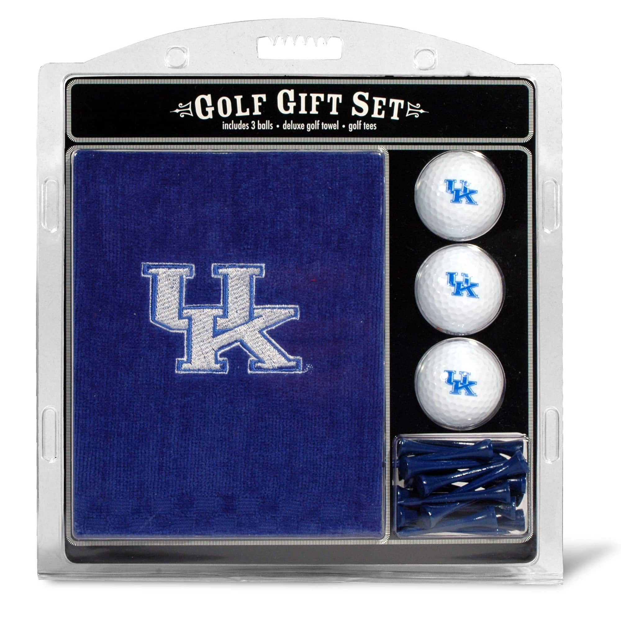 GOLF GIFT SET  
includes 3 balls • deluxe golf towel • golf tees