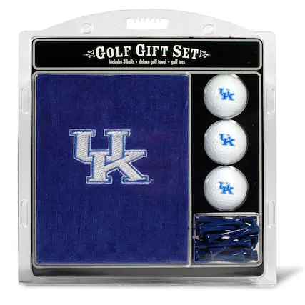 GOLF GIFT SET
includes 3 balls • deluxe golf towel • golf tees