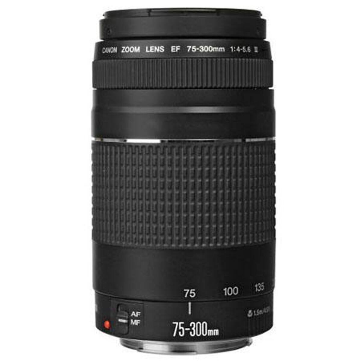 CANON ZOOM LENS EF 75-300mm 1:4-5,6  
AF MF  
75 100 135  
75-300mm