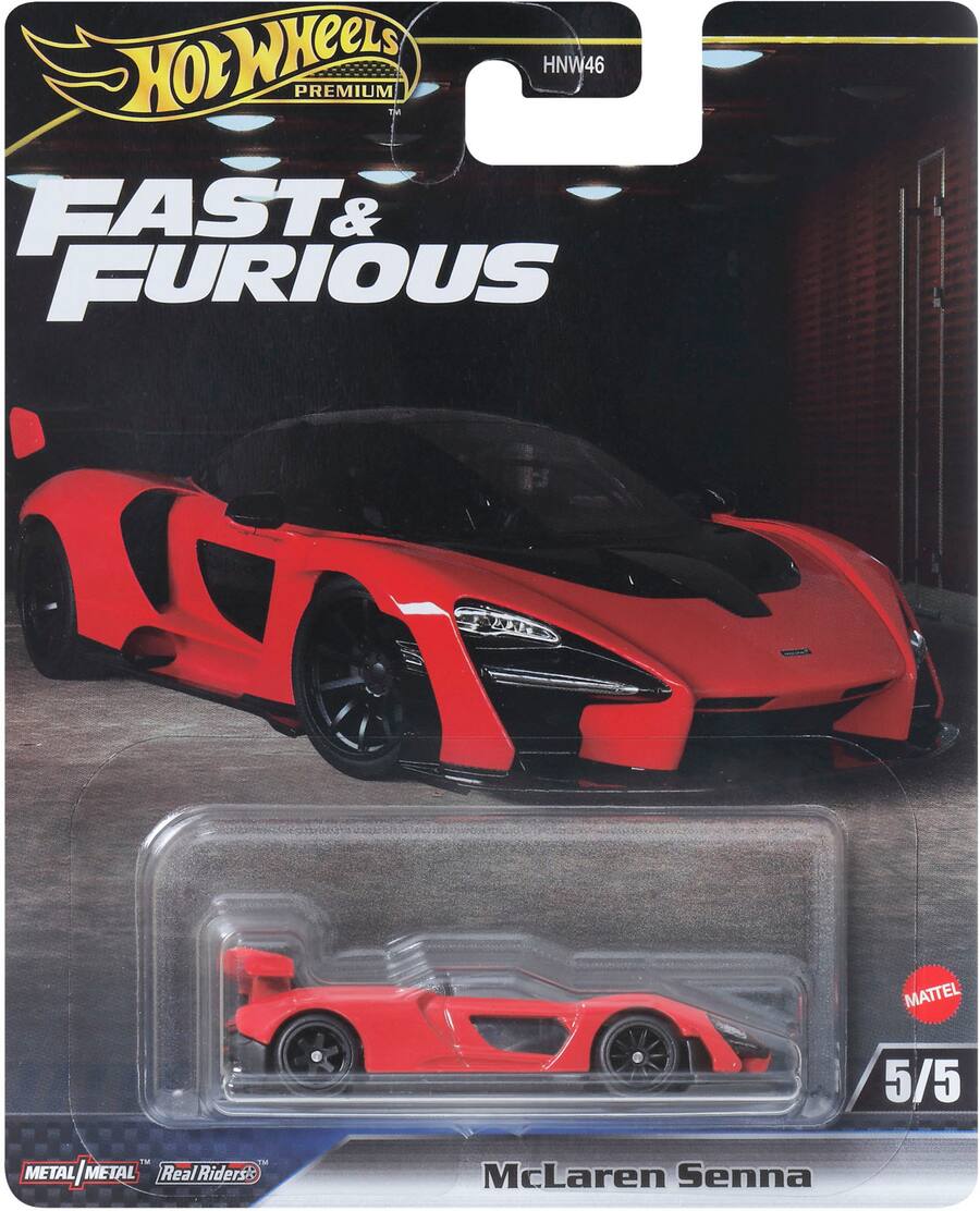Voiture Hot Wheels Fast & Furious - Modèle Collector 1:64, Métal/métal, Pneus Real Riders - Inspiré Des Films