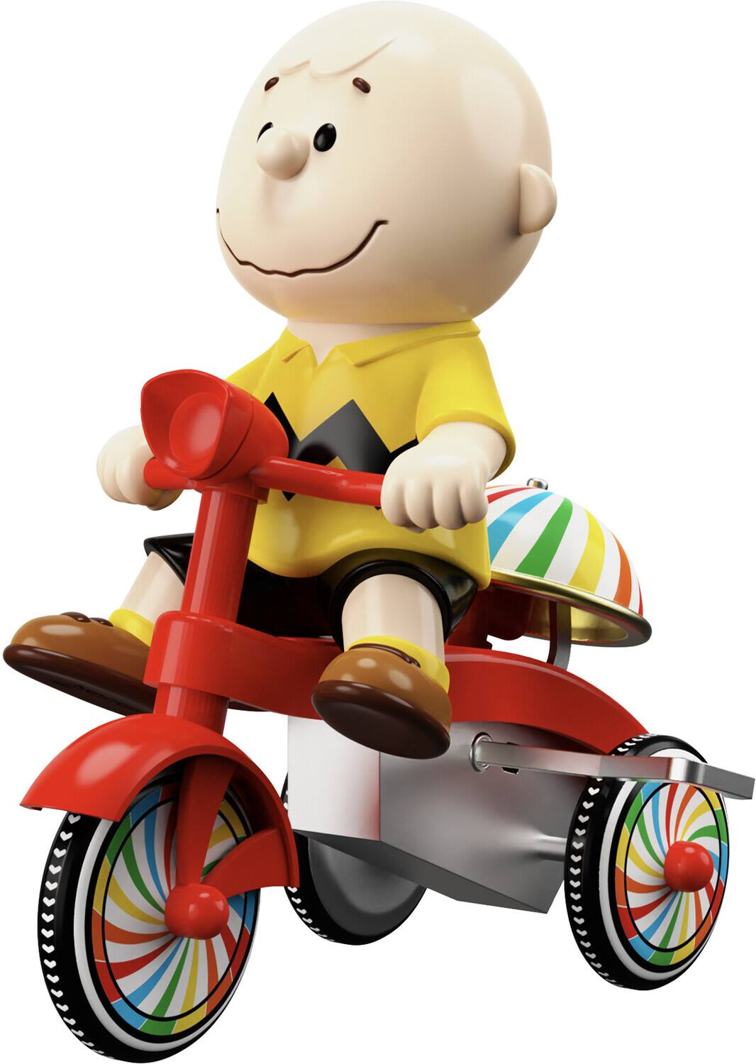 Alt View 1. Super7 - Super7 - Peanuts - Super Cycles - Charlie Brown (Yellow Shirt with Red Trike)   - Collectibles - Multicolor.