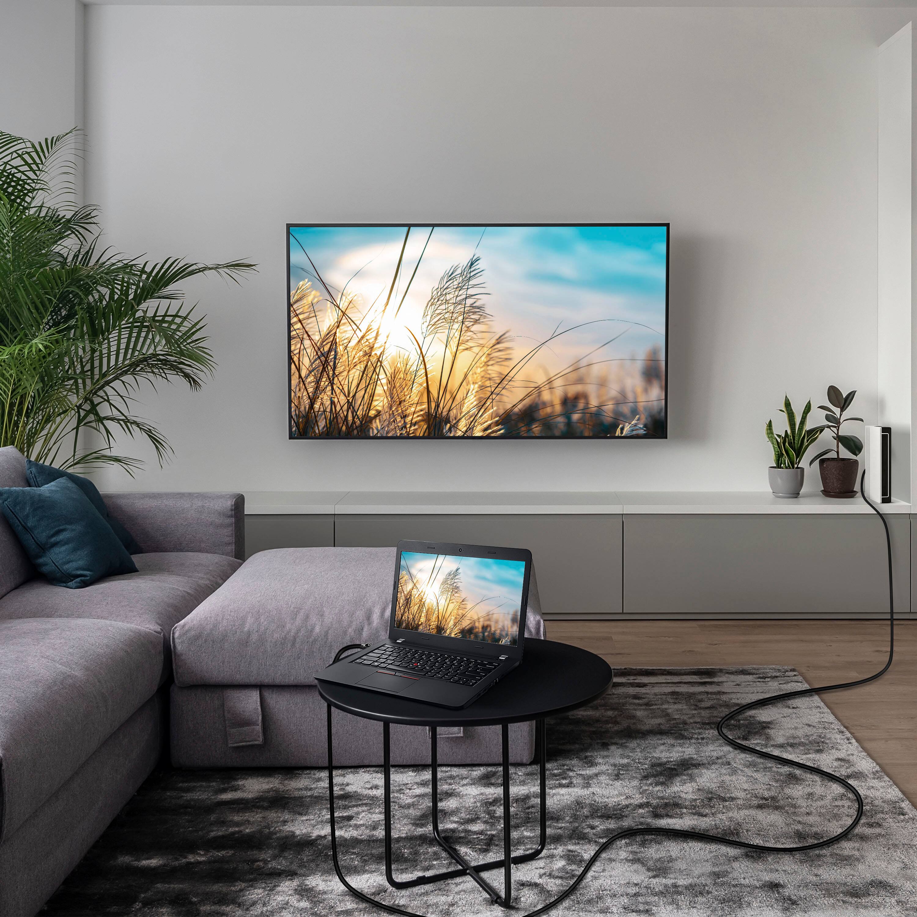 Alt View 1. Insignia™ - 25 ft. Cat-8 Ultra High-Speed Ethernet Cable - Black.