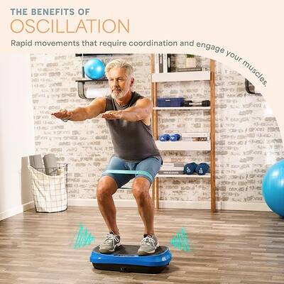 Lifepro | Waver Mini Vibration Plate | Blue Lifepro | Waver Mini Vibration Plate | Blue