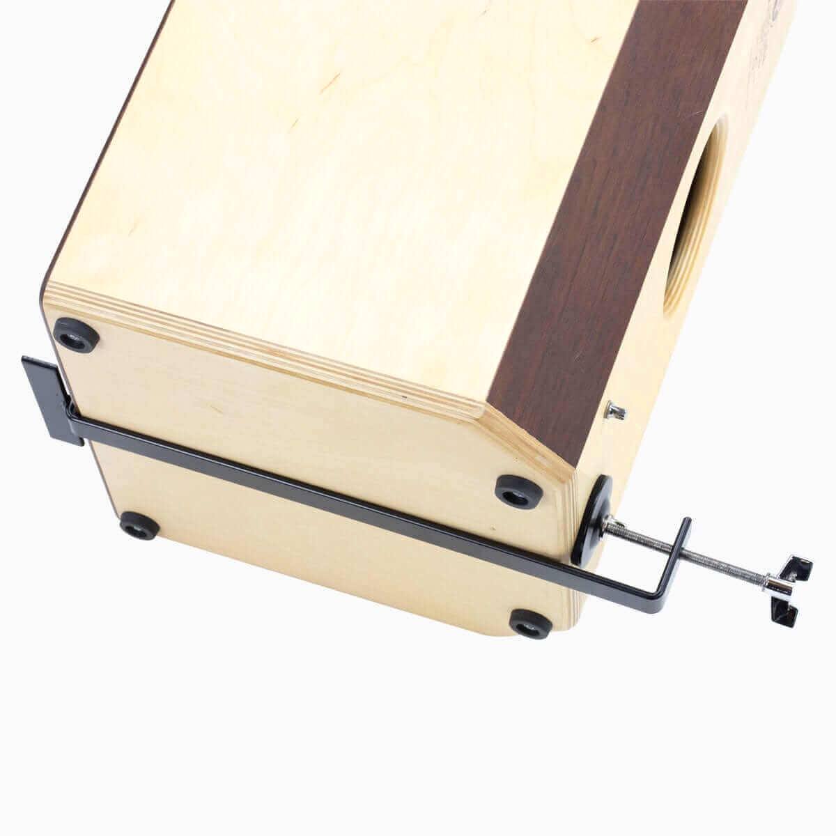 Angle. Gibraltar Hardware - Cajon Pedal Mounting Bracket, Secure Hoop Clamp Adapter for Remote Bass Drum Pedals, Fits Most Cajon Depths.