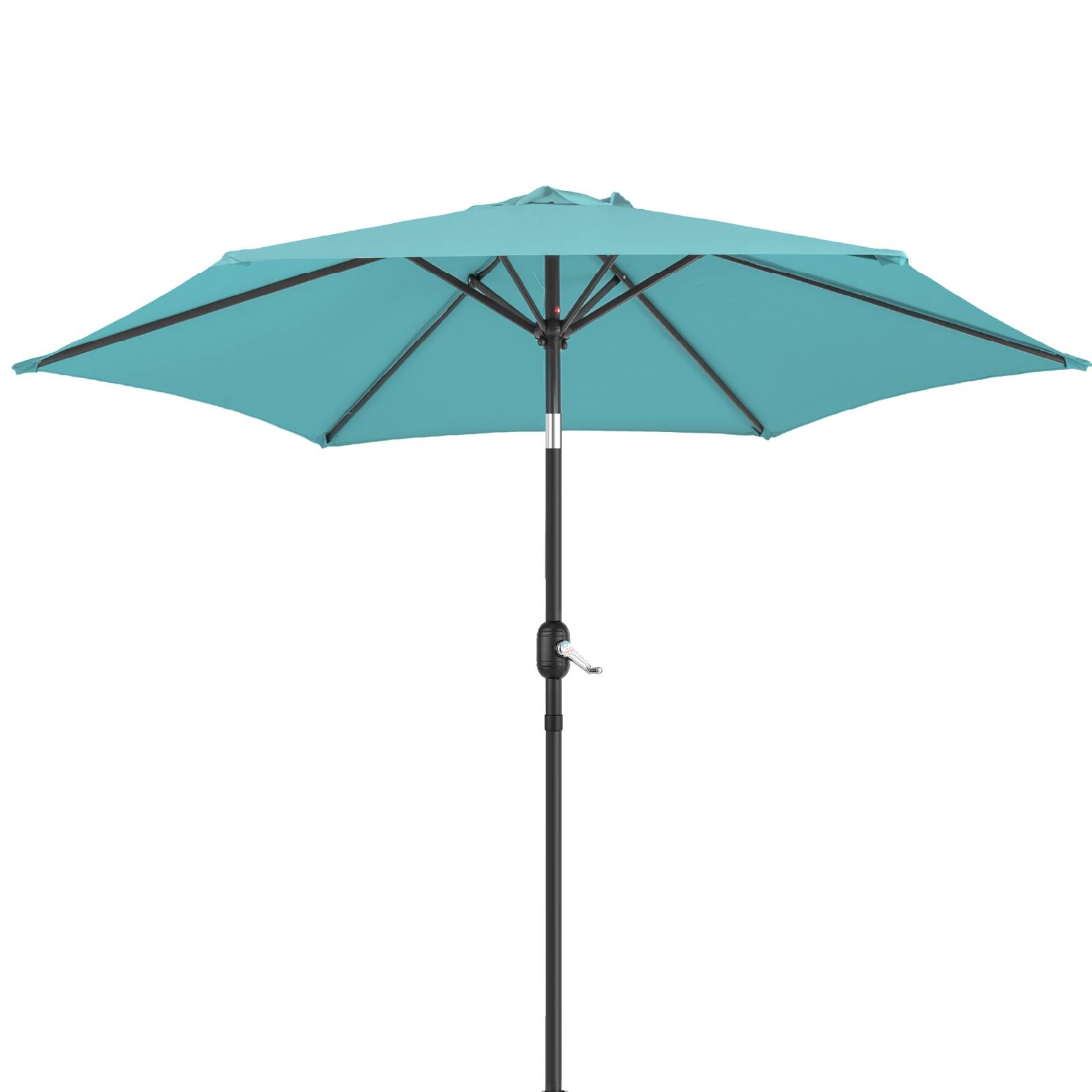 Angle. Winado - 9FT Patio Umbrella Outdoor Umbrella with Push Button Tilt and Crank, Umbrella Outdoor Patio for Patio, Deck, Backyard.