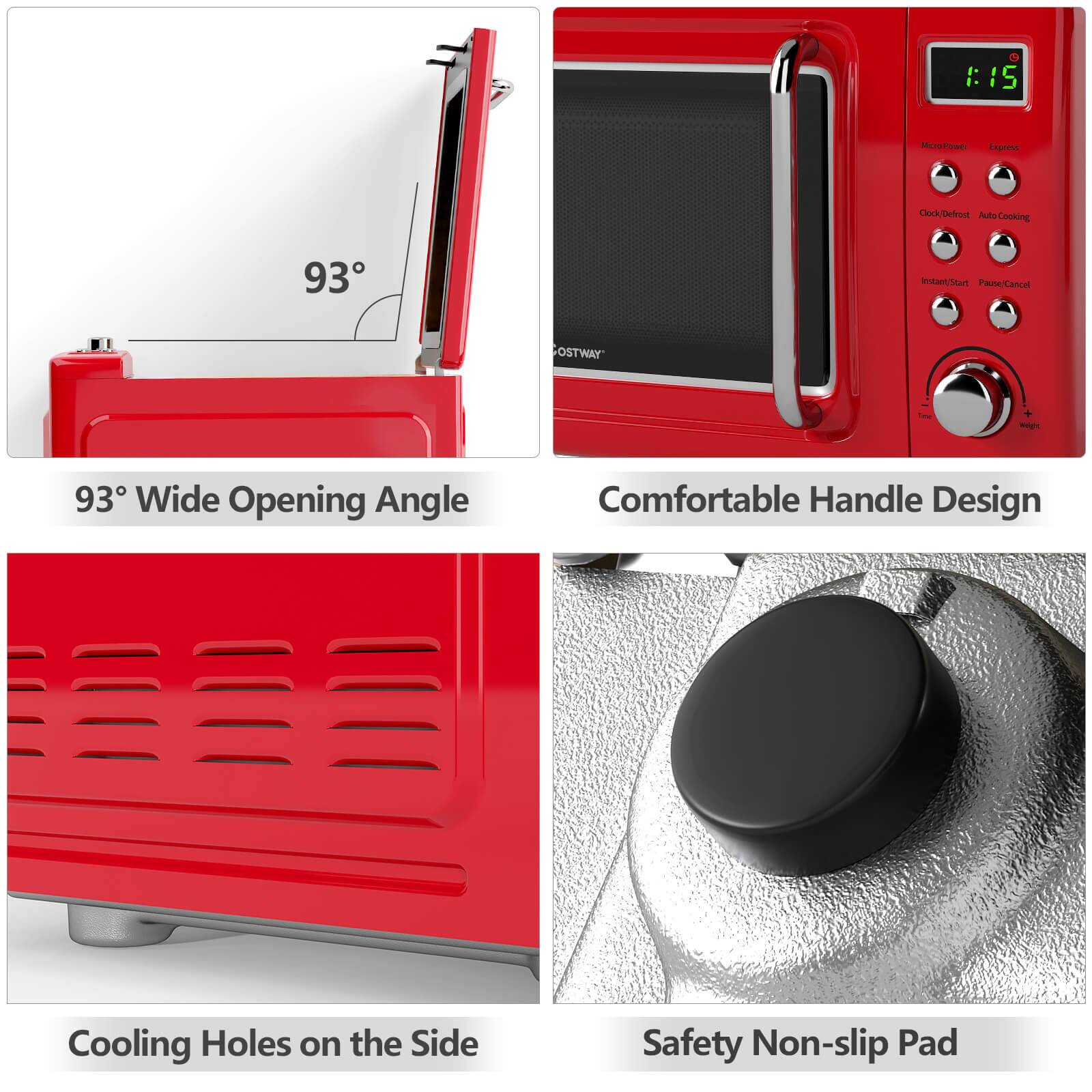 - 93° Wide Opening Angle
- Comfortable Handle Design
- Cooling Holes on the Side
- Safety Non-slip Pad