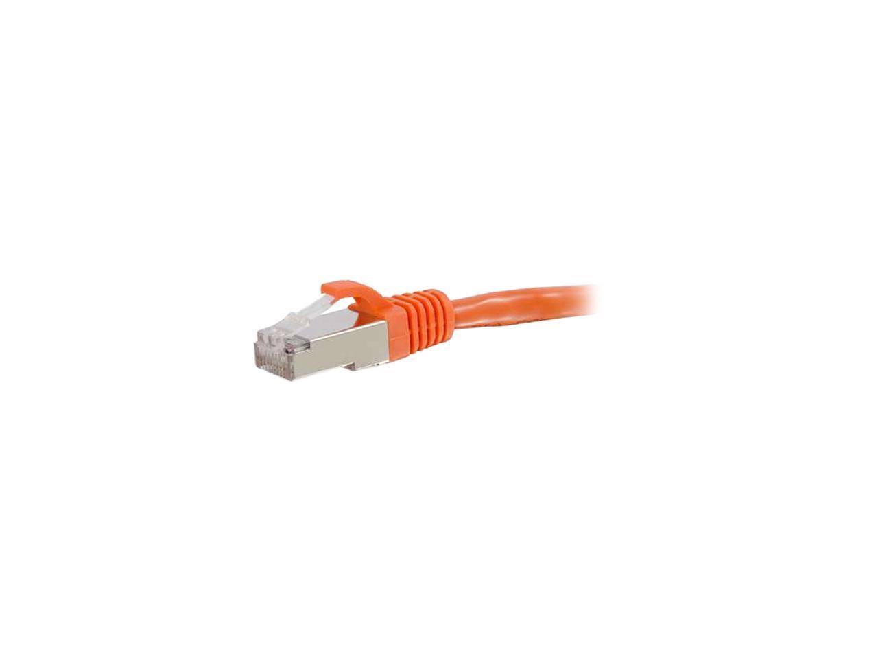 Alt View 2. Cables to Go - C2G / Cables to Go 00876 Cat6 Snagless Shielded (STP) Network Patch Cable, Orange (1 Foot/0.30 Meters).