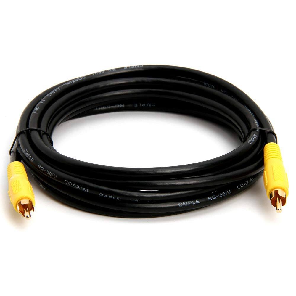 Cmple.com RCA Subwoofer Cable 12ft S/PDIF Digital Coaxial Audio ...