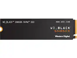 SanDisk - WD_BLACK 1TB SN850X NVMe Internal Gaming SSD Solid State Drive - Gen4 PCIe, M.2 2280, Up to 7,300 MB/s - WDS100T2X0E