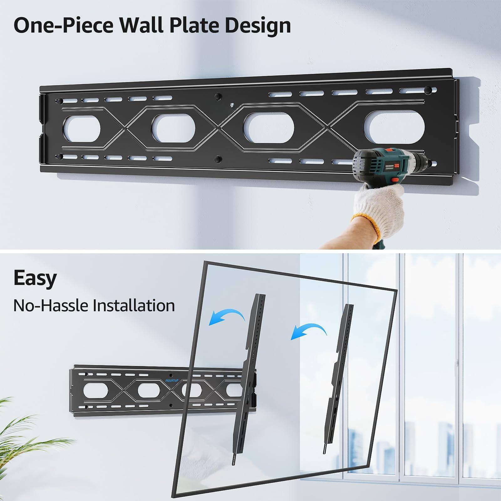 One-Piece Wall Plate Design

Easy No-Hassle Installation