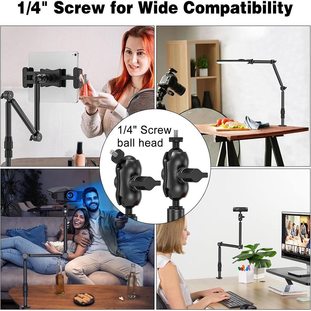 1/4" Screw for Wide Compatibility

1/4" Screw ball head