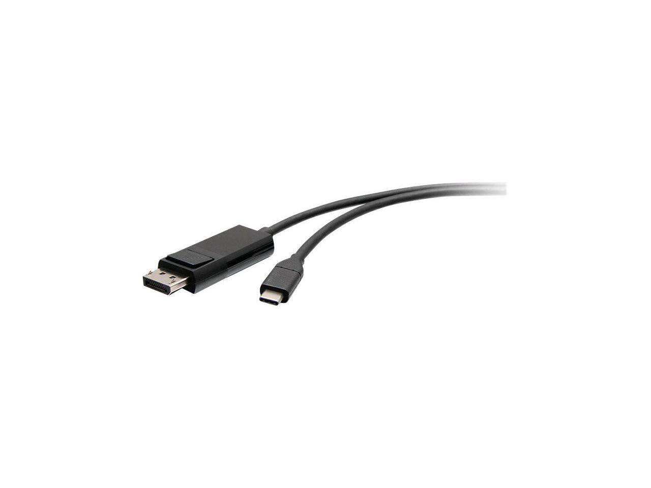 Alt View 2. Cables to Go - C2G 6ft 4K USB C to DisplayPort Adapter Cable 60Hz C2G54475.