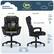 Alt View 11. Serta - Garret Bonded Leather Executive Office Chair with Premium Cushioning - Space Black.