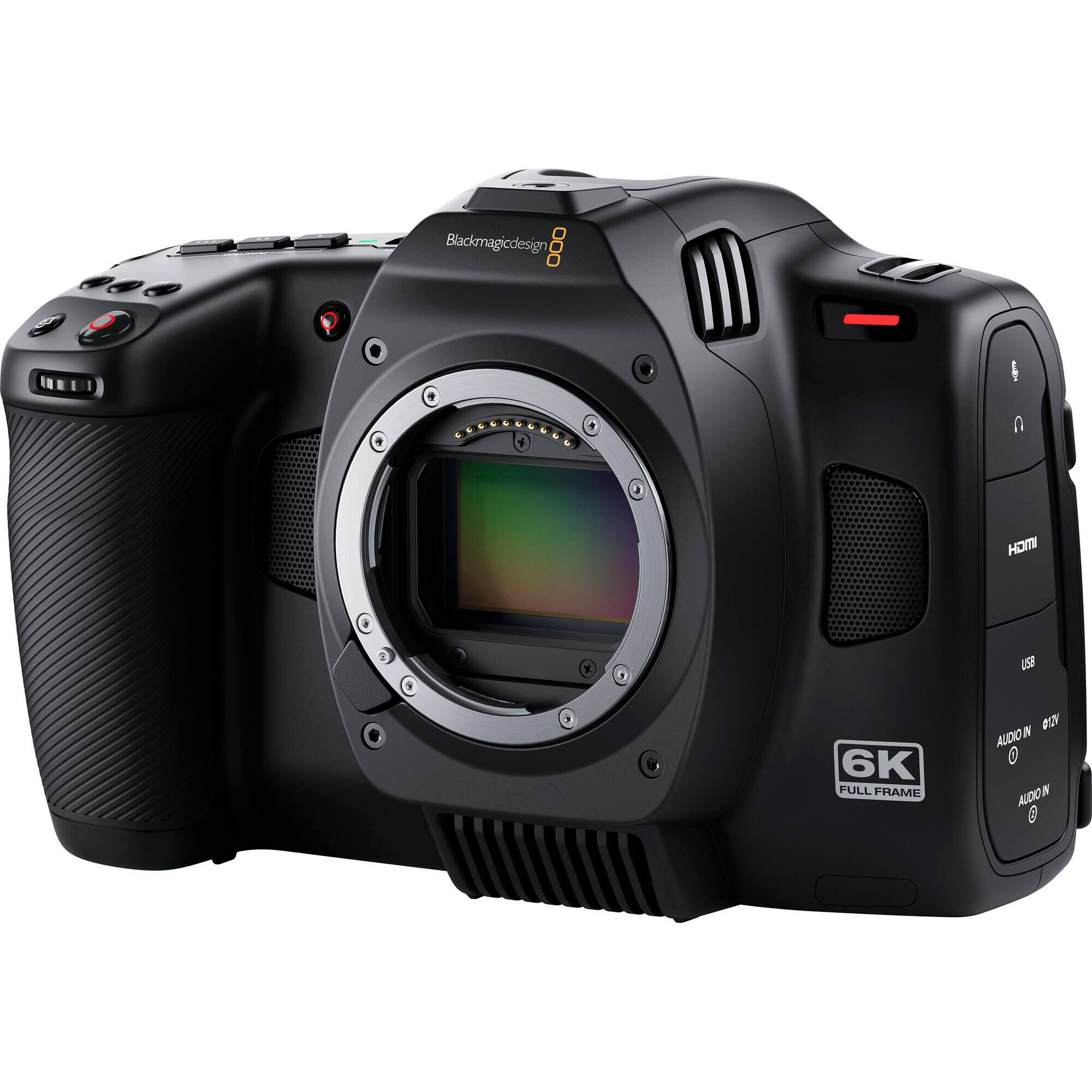 Blackmagic Design  
6K Full Frame  
HDMI  
USB  
Audio In  
Audio In