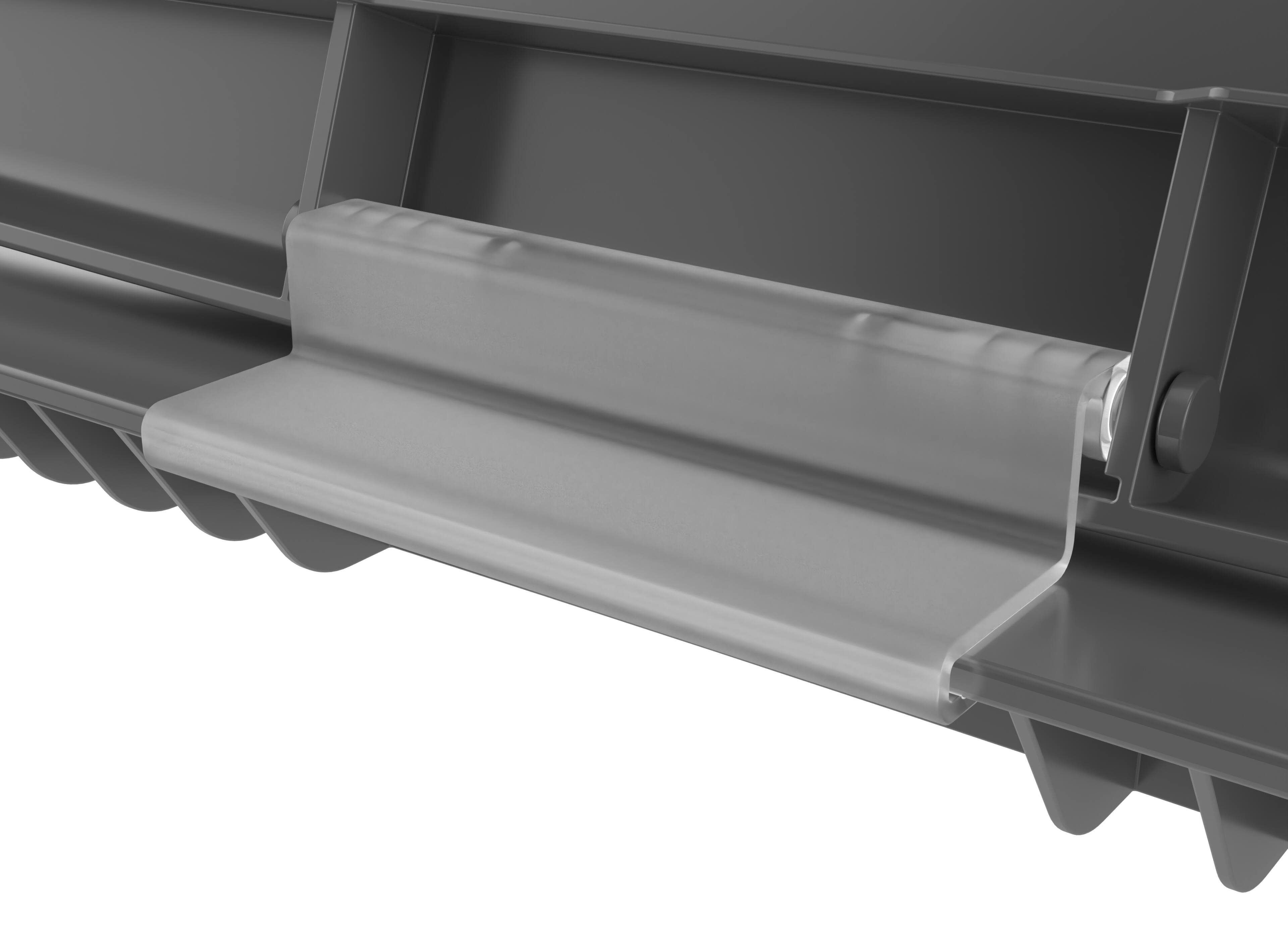 Alt View 7. Rev-A-Shelf - Rev-A-Shelf 32 qt. Trash Can Replacement Lid, Silver, RV-32-LID-17-1 - Silver.