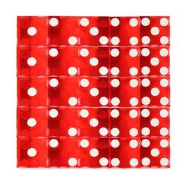 GSE Games & Sports Expert - 19mm Vegas Casino Style Craps Dice Set of 25 with Razor Sharp Edges(Red)