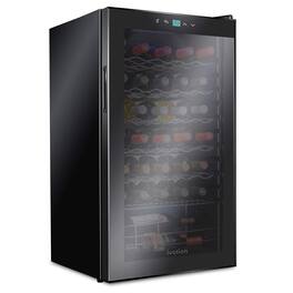 Ivation - 34-Bottle Compressor Freestanding Wine and Beverage Cooler