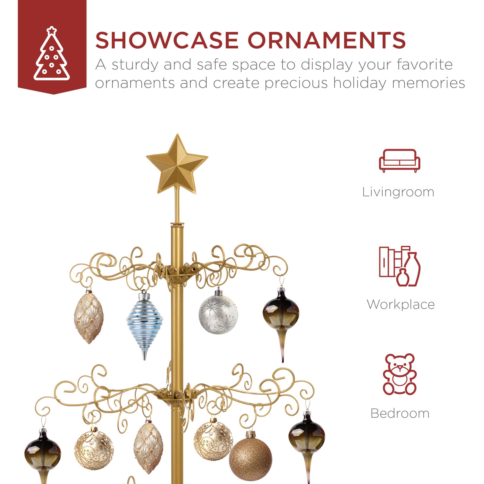 SHOWCASE ORNAMENTS  
A sturdy and safe space to display your favorite ornaments and create precious holiday memories  

Livingroom  
Workplace  
Bedroom