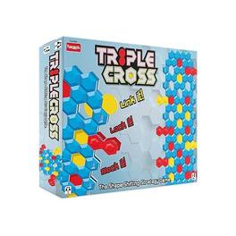 Amber Sporting Goods - Livevie Triple Cross, The shapeshifting strategy game, Get 3 disc in a row - Multicolor