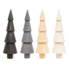 BreeBe - Wooden Spindle Tree 9.5" 4 Asstd - Multicolor