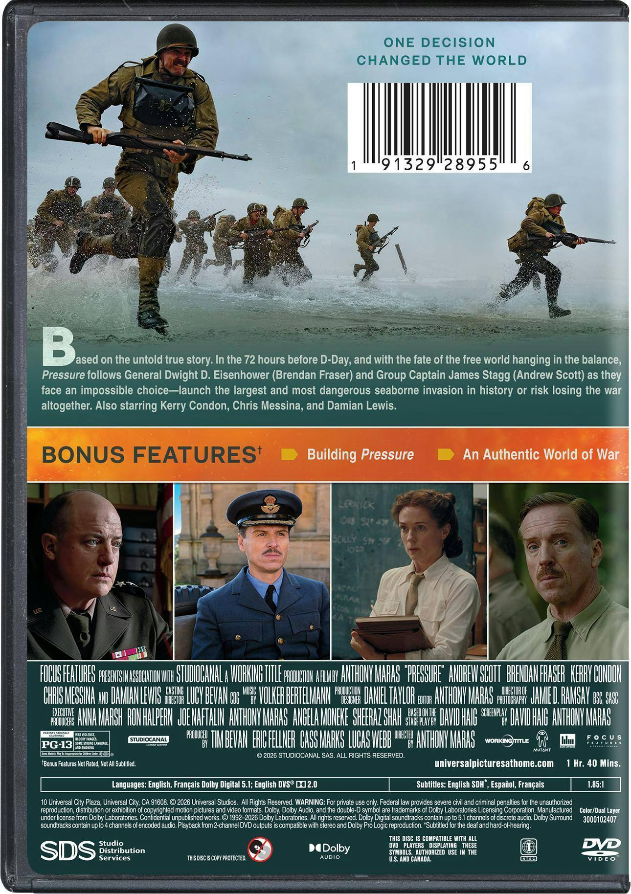 Back. Pressure   - DVD.