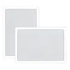 Front. Pyle - 6.5'' Home In-Wall / Ceiling Speakers - Black.