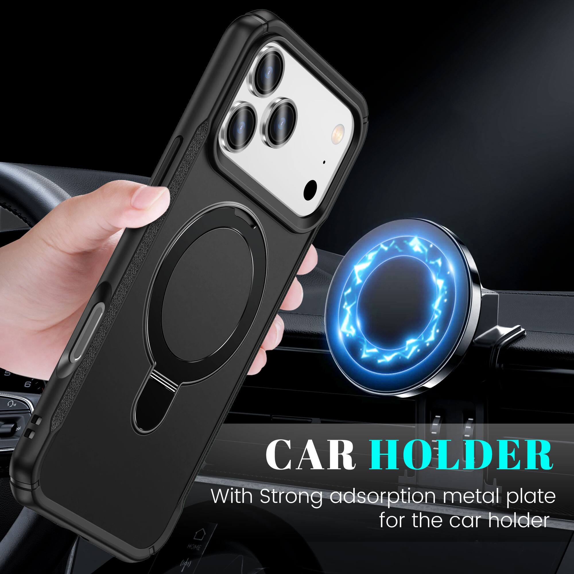 CAR HOLDER  
With Strong adsorption metal plate for the car holder