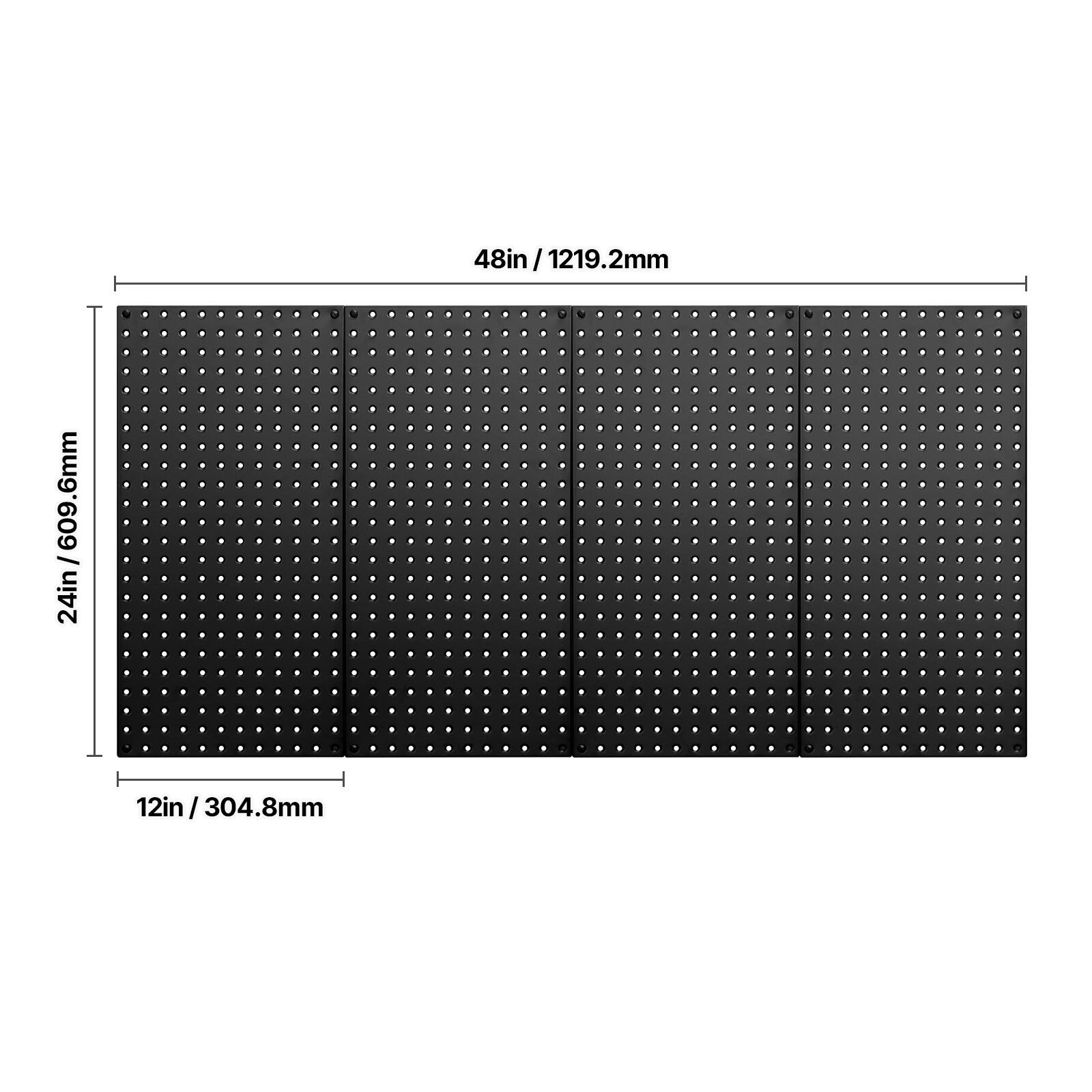 48in / 1219.2mm  
24in / 609.6mm  
12in / 304.8mm