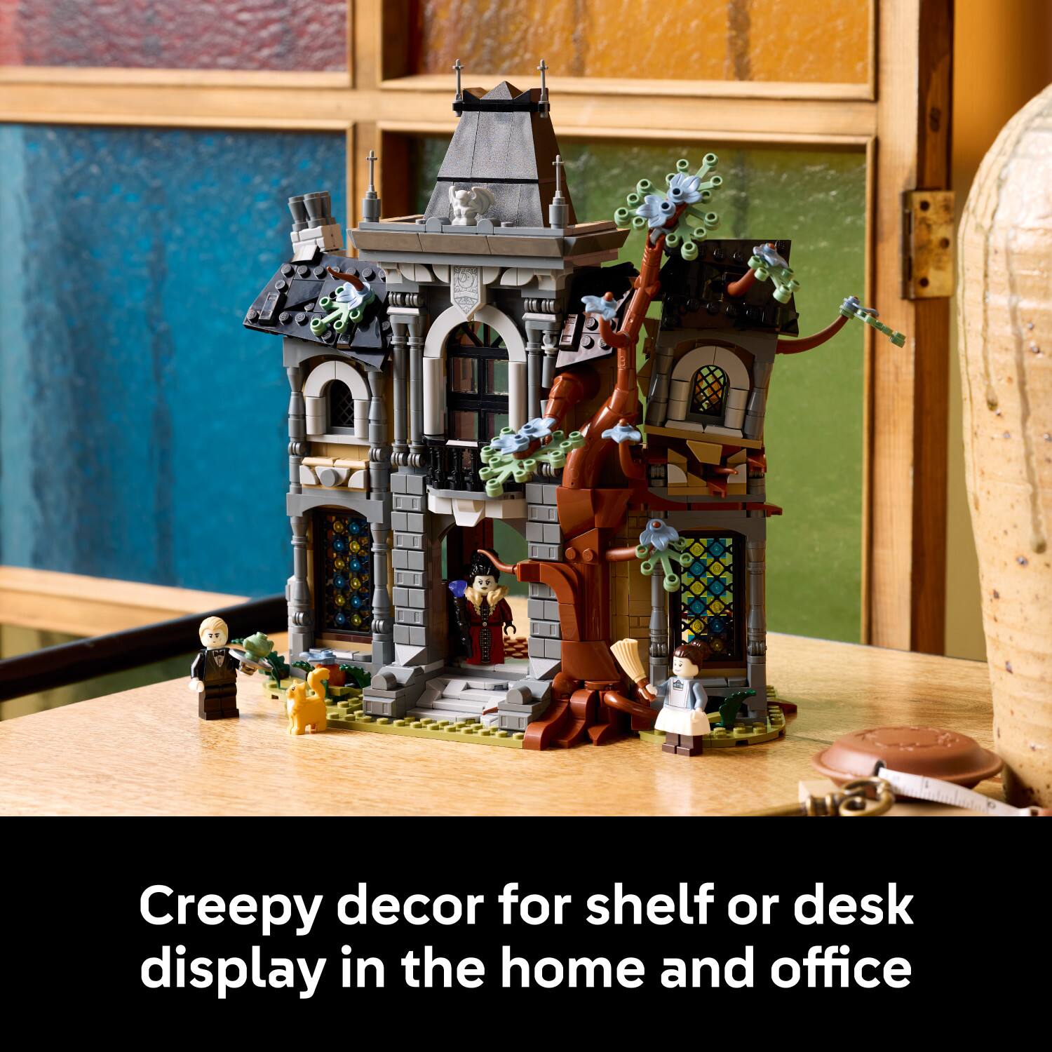 Creepy decor for shelf or desk display in the home and office