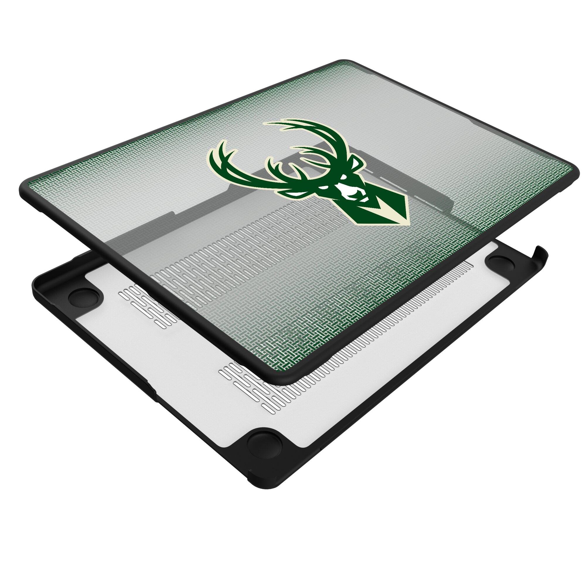 Alt View 3. Keyscaper - Milwaukee Bucks Linen MacBook Case - Multicolor.