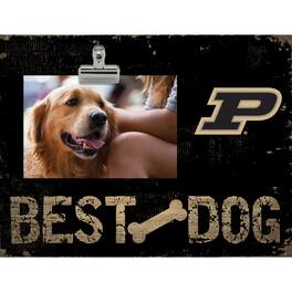 Fan Creations - Purdue Boilermakers 10.5" x 8" Best Dog Clip Photo Frame - Multicolor